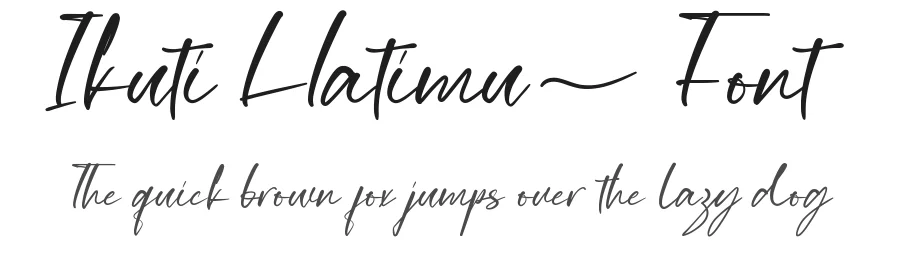 Ikuti Hatimu Font by nihstudio — Script Handwritten Font