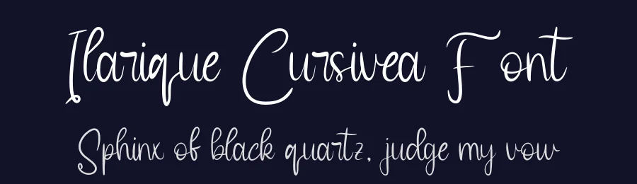 Ilarique Cursivea Font by Creatifontstudios — Script Handwritten Font — thumbnail 2