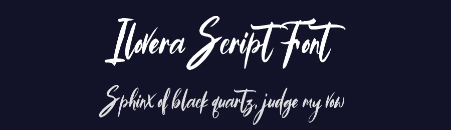 Ilovera Script Font by vaiminit — Script Handwritten Font — thumbnail 2