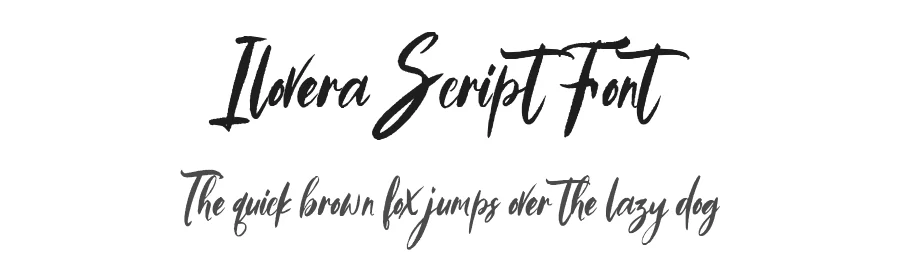 Ilovera Script Font by vaiminit — Script Handwritten Font