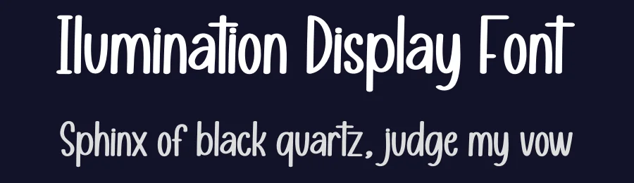 Ilumination Display Font by andikastudio — Display Font — thumbnail 2