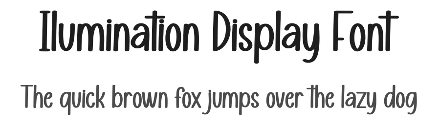 Ilumination Display Font by andikastudio โ Display Font