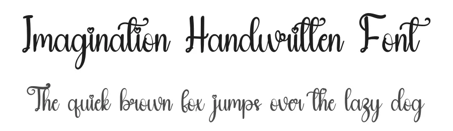 Imagination Handwritten Font by inermediaSTUDIO — Script Handwritten Font
