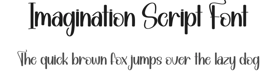 Imagination Script Font by andikastudio — Display Font