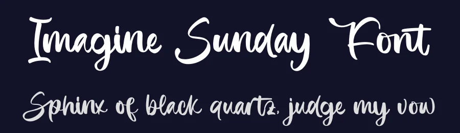 Imagine Sunday Font by letterenastudios — Script Handwritten Font — thumbnail 2