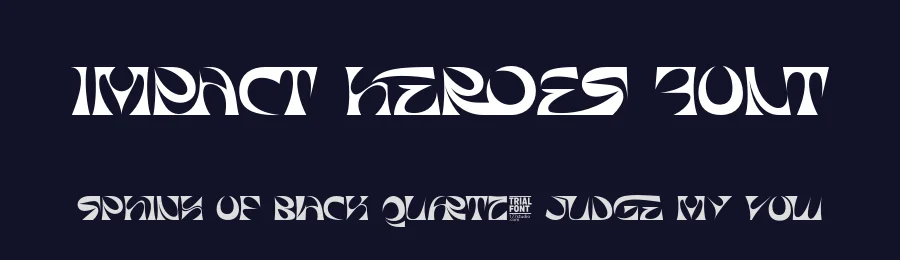Impact Heroes Font by 177Studio — Display Font — thumbnail 2