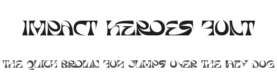 Impact Heroes Font by 177Studio — Display Font