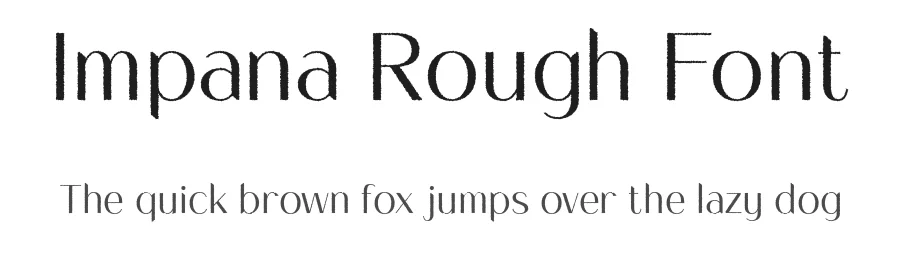 Impana Rough Font by craftsupplyco — Sans Serif Font