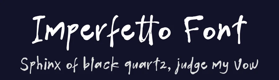 Imperfetto Font by grezlinestudio — Display Font — thumbnail 2