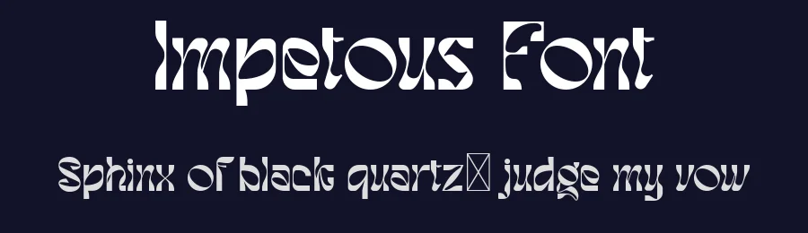 Impetous Font by Creatype Studio — Sans Serif Font — thumbnail 2
