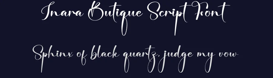 Inara Butique Script Font by creativeletter — Script Handwritten Font — thumbnail 2