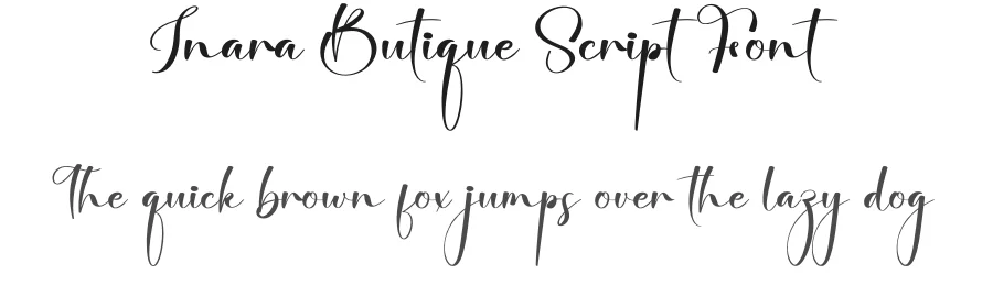 Inara Butique Script Font by creativeletter — Script Handwritten Font