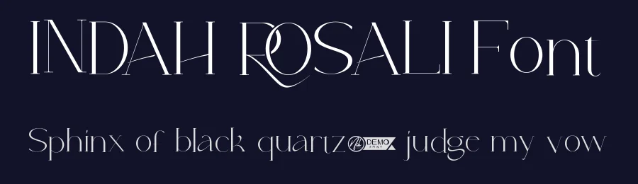 Indah Rosali Font by nihstudio — Display Font — thumbnail 2