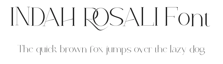 Indah Rosali Font by nihstudio — Display Font