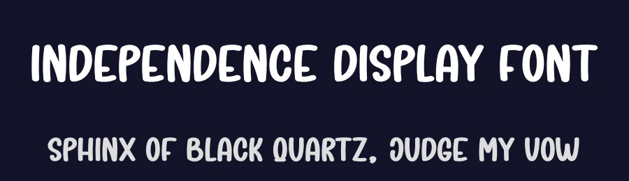 Independence Display Font by andikastudio — Display Font — thumbnail 2