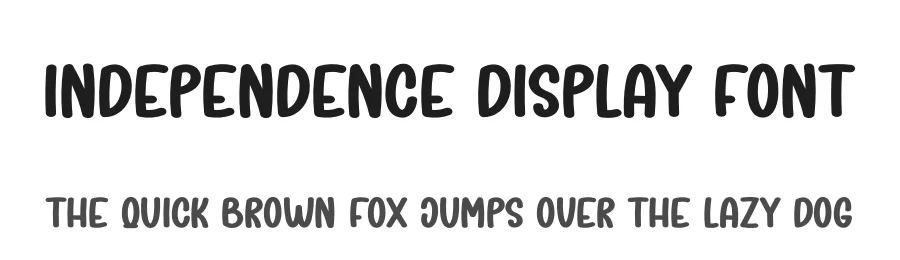 Independence Display Font by andikastudio β Display Font