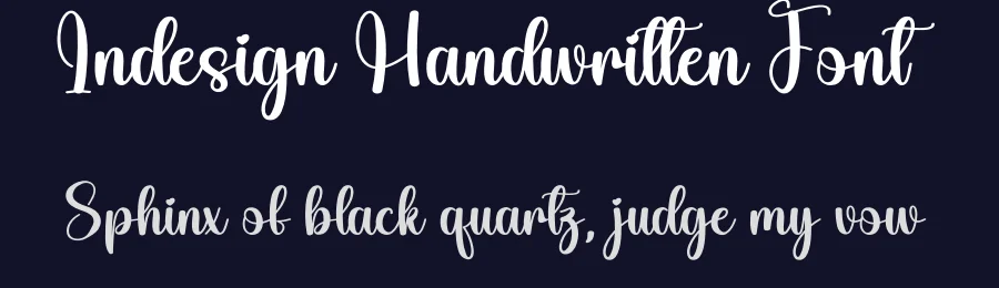 Indesign Handwritten Font by andikastudio — Script Handwritten Font — thumbnail 2