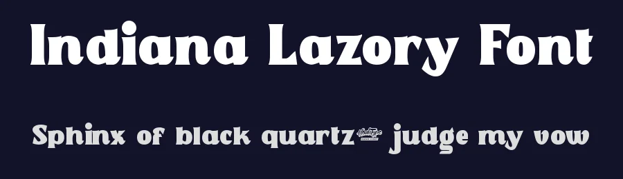 Indiana Lazory Font by noahtype — Display Font — thumbnail 2