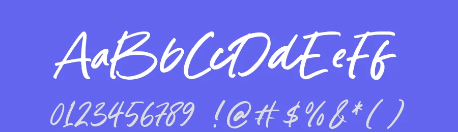 Indigo Hunter Font by Timur type — Script Handwritten Font — thumbnail 3