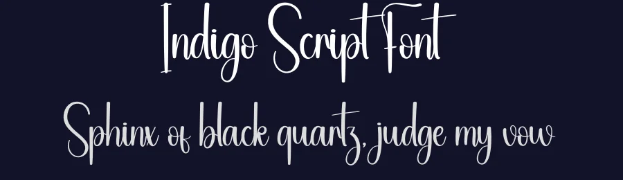 Indigo Script Font by andikastudio — Script Handwritten Font — thumbnail 2