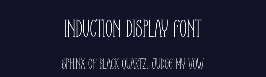 Induction Display Font by andikastudio — Display Font — thumbnail 2