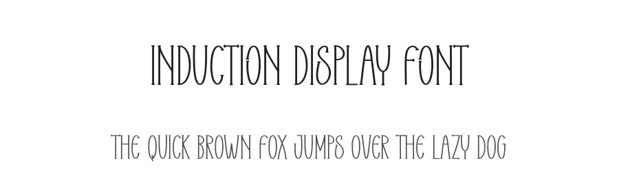 Induction Display Font by andikastudio — Display Font