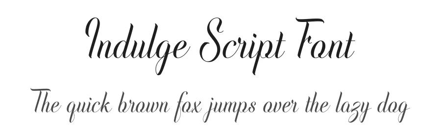 Indulge Script Font by Anthony James โ Script Handwritten Font