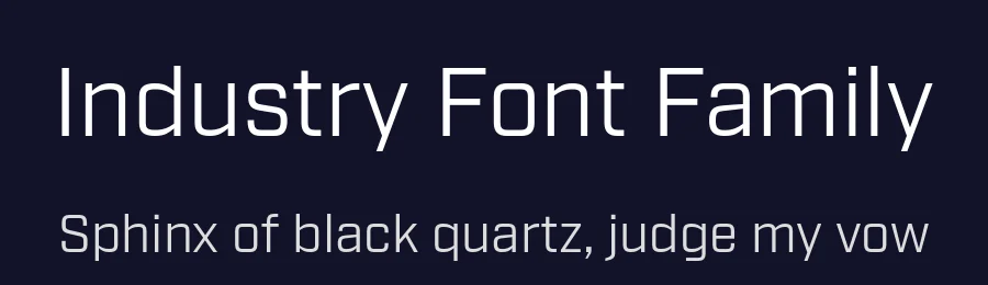 Industry Font Family by Fort Foundry — Display Font — thumbnail 2
