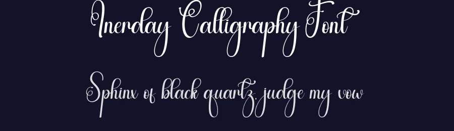 Inerday Calligraphy Font by andikastudio — Script Handwritten Font — thumbnail 2