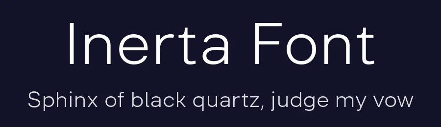Inerta Font by Mint Type — Sans Serif Font — thumbnail 2