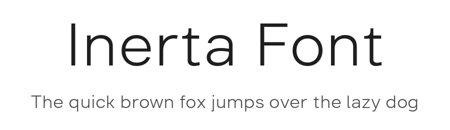 Inerta Font by Mint Type — Sans Serif Font
