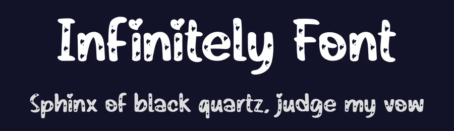 Infinitely Font by Alpaprana — Display Font — thumbnail 2