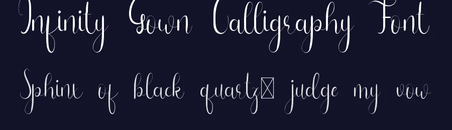 Infinity Gown Calligraphy Font by edricstudio — Script Handwritten Font — thumbnail 2