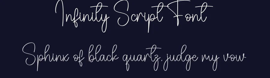 Infinity Script Font by creativeletter — Script Handwritten Font — thumbnail 2