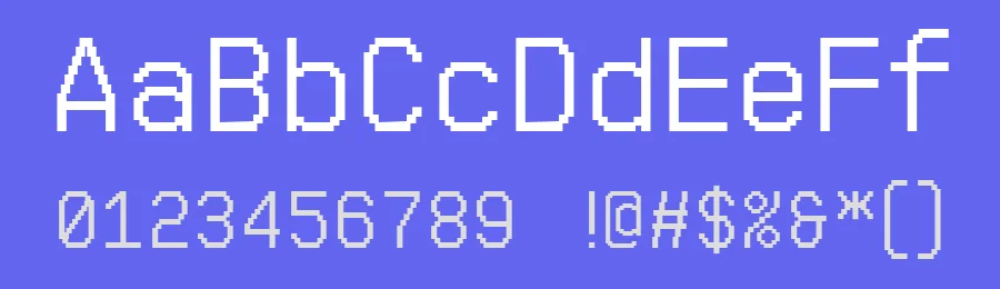 Informix – Retro Techno Monospaced Font by Arterfak — Display Font — thumbnail 3