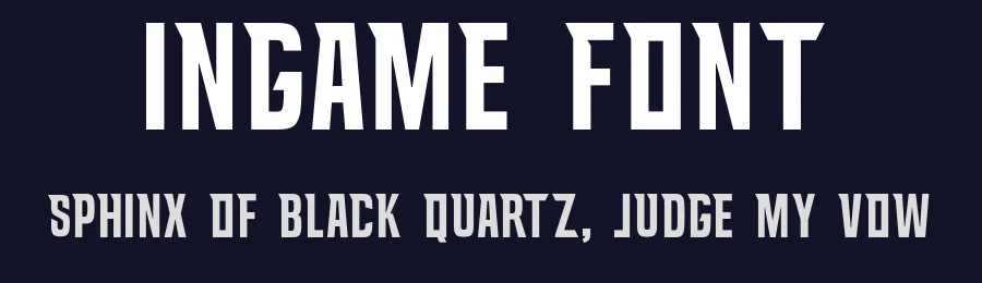 Ingame Font by Vroz Studio — Display Font — thumbnail 2