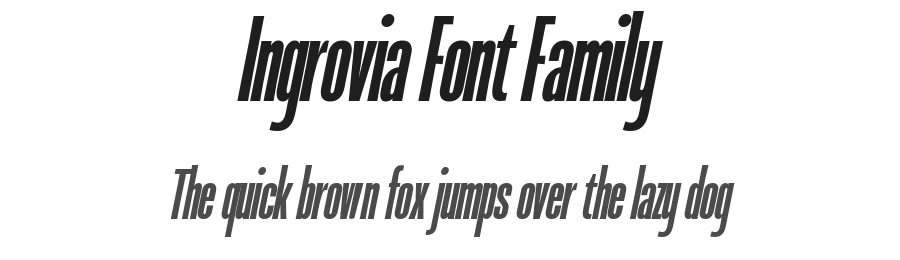 Ingrovia Font Family by RNDI TypeFoundry β Sans Serif Font