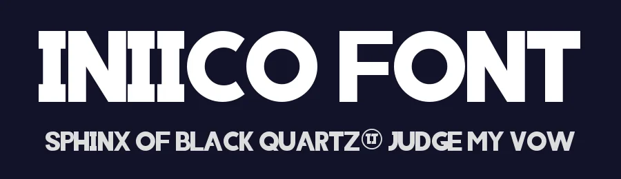 INIICO font by LJ-Design Studios — Display Font — thumbnail 2