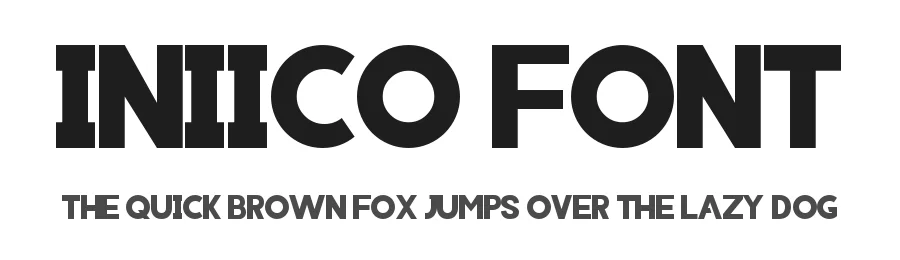 INIICO font by LJ-Design Studios — Display Font