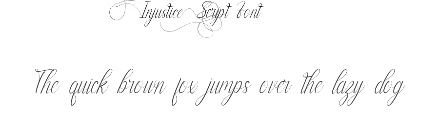 Injustice Script Font by noahtype — Script Handwritten Font