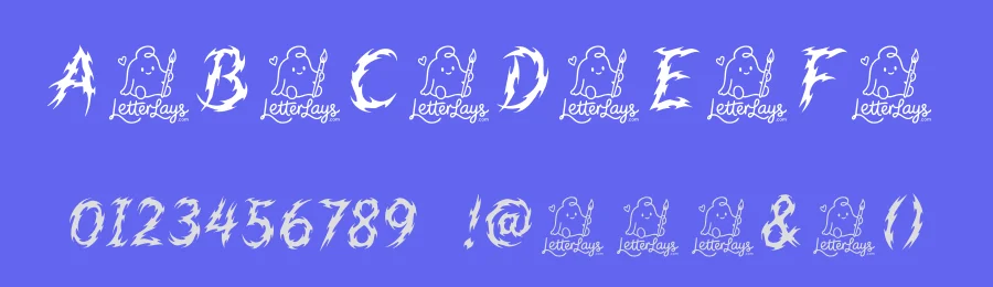 Ink Tribe Free Font by Letterlays — Display Font — thumbnail 3