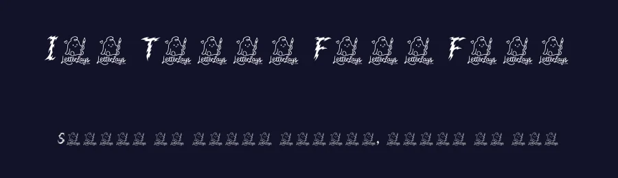 Ink Tribe Free Font by Letterlays — Display Font — thumbnail 2