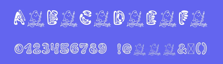 Inkadelic Free Font by Letterlays — Display Font — thumbnail 3