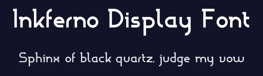 Inkferno Display Font by theseventen — Serif Font — thumbnail 2