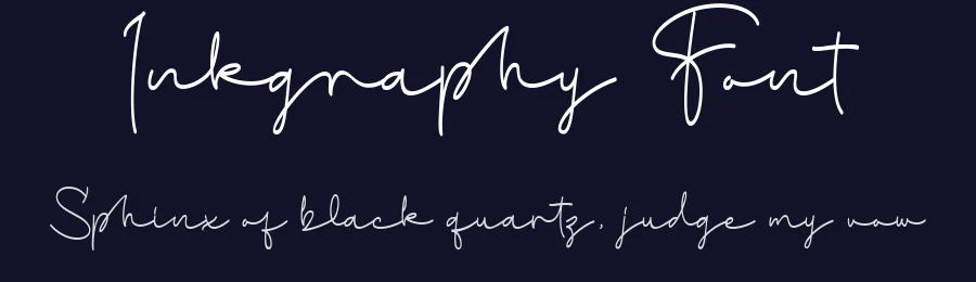 Inkgraphy Font by MJ Type — Script Handwritten Font — thumbnail 2