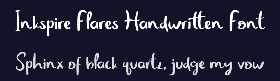 Inkspire Flares Handwritten Font by Creatifontstudios — Script Handwritten Font — thumbnail 2