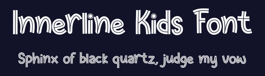 Innerline Kids Font by Tokokoo — Display Font — thumbnail 2