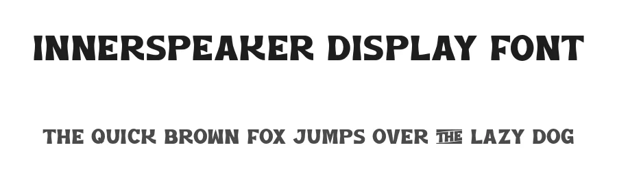 Innerspeaker Display Font by peterdraw — Display Font