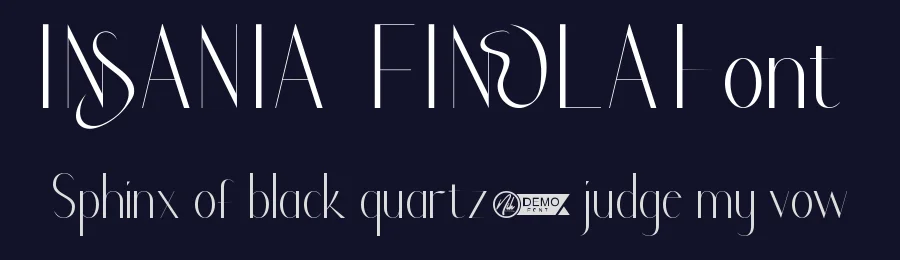 Insania Finola Font by nihstudio — Display Font — thumbnail 2