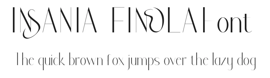 Insania Finola Font by nihstudio — Display Font